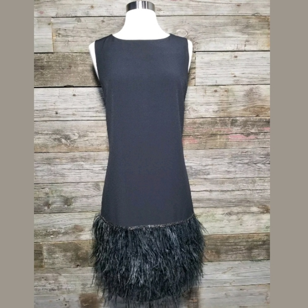 Tahari by Arthur S. Levin Sleeveless black dress